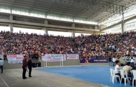 Los estudiantes de la Universidad del Atlántico decidieron sumarse al paro.