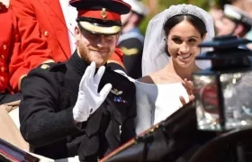 Los duques de Sussex, Enrique y Meghan. 