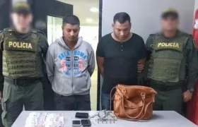 José Luis Atencia Ospino y Freddy Alberto Tejeda Hernández, los capturados.