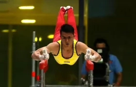 Jossimar Calvo, gimnasta colombiano.