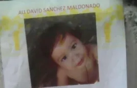 Ali David Sánchez Maldonado, niño raptado.
