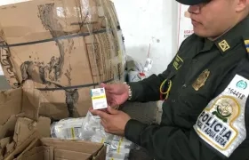 Los medicamentos incautados. 