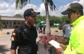 Mauricio Saúl Suárez Pacheco al momento de ser capturado hoy cuando se encontraba laborando en Sobusa.