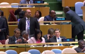 La Asamblea General aprobó por 189 votos a favor frente a dos en contra, una resolución que pide el fin del embargo de Estados Unidos a Cuba.