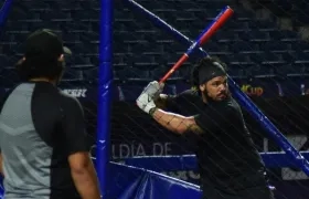 Jorge Alfaro, jugador de los Toros de Sincelejo. 