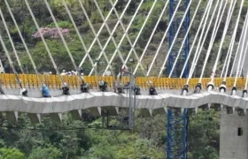 Detalle de los desniveles de la viga de rigidez.