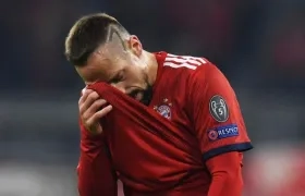 Frank Ribery, jugador francés. 
