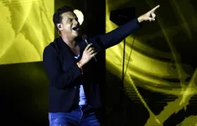 Silvestre Dangond en una de sus presentación en el Festival Vallenato