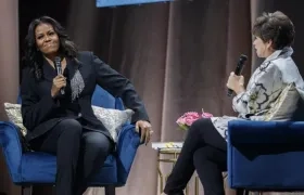 Michelle Obama durante la presentación de su libro.