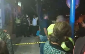 La Policía llegó al lugar en el barrio Lucero al ser avisados.