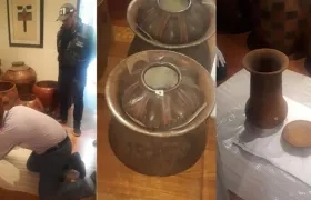 Algunas de las piezas recuperadas por la Fiscalía.