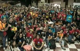 Fotógrafos de la ciudad que participan en la Fotomaratón 'Mira al Centro'.