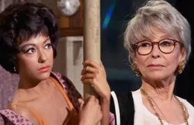 La actriz Rita Moreno con su personaje de Anita.