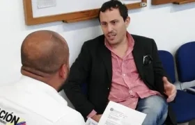 Samy Spath Storino, conocido como el 'Hombre de la tula'.