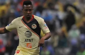 El colombiano Andrés Ibargüen, atacante del América del fútbol mexicano.