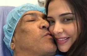 Beto Zabaleta y su esposa María Fernanda Villamil.