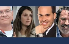 En la foto, Juan Carlos Montes, Paloma Valencia, Abelardo De la Espriella y Simón Vélez.