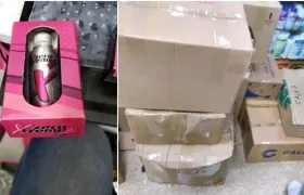 El Invima decomisó productos fraudulentos que tenía alerta sanitaria.