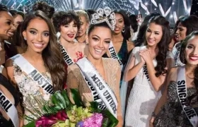 La sudafricana Demi Leigh Nel-Peters, actual Miss Universo.