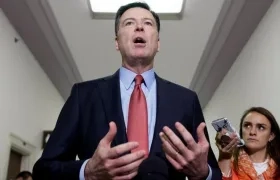 El exdirector del Buró Federal de Investigaciones (FBI) James Comey.