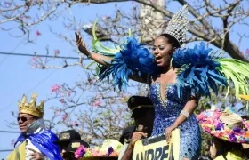 Andrea De Alba, reina del Carnaval de la 44.