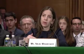 Sigal Mandelker, subsecretaria de Terrorismo e Inteligencia Financiera del Tesoro.