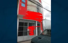 Inmueble donde la menor estaba secuestrada