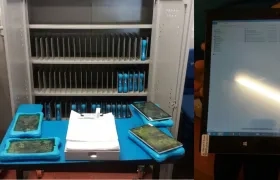 Un total de 50 tablets y 20 computadores portátiles se robaron delincuentes que en las primeras horas del día irrumpieron en la Institución Educativa Técnica Comercial de Ponedera