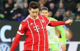 Robert Lewandowski, delantero polaco. 