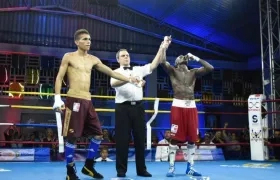 Celebración de Yuberjen al conocer su triunfo. 