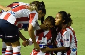  Iranis Centeno, de 14 años, marcó su primer gol.