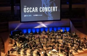 La orquesta filarmónica de Los Ángeles interpretó las bandas sonoras que compiten por el Óscar.