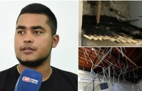 El representante estudiantil de la UA ante la Junta Ciudadela, Roger Mayeston, sostiene que la vida de los estudiantes está por encima del patrimonio.