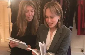 La editora Nina García y la diseñadora Silvia Tcherassi.
