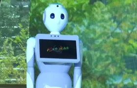 Así luce el médico robot en China.