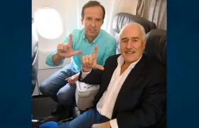 Los expresidentes Jorge Quiroga y Andrés Pastrana Arango.