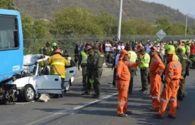 Estado en que quedó el vehículo.