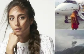 Mina Başaran, hija de un magnate turco iba en el avión.
