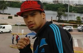 El boxeador fallecido Yeison Cohen, en una foto de su archivo personal.