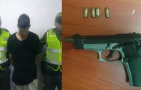 David Márquez Sarmiento, capturado con una pistola tras presuntamente herir a una persona en el barrio Modelo.