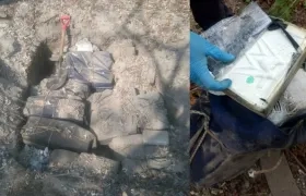 Droga incautada en la isla Tierra Bomba.