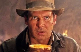 El actor Harrison Ford quien representa al célebre arqueólogo.