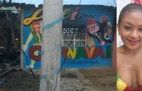 La residencia de Lilia Esther Orozco Herrera, Reina Popular de 7 Abril 2018.