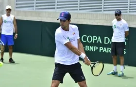 Felipe Berón, Santiago Giraldo y Pablo González.