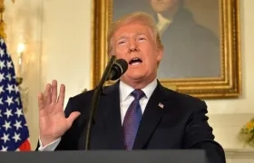 Donald Trump, presidente de los Estados Unidos.