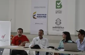 Rueda de prensa del Festival Killart en la Alianza Francesa.