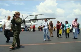 El arribo de viajeros internacionales a Colombia tuvo un importante aumento en marzo.