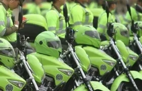 Patrulleras de la Policía. 