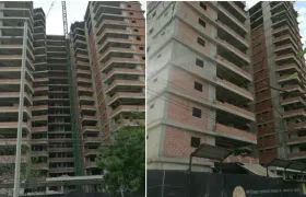 Así se ve la obra actualmente. 