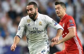 Dani Carvajal ante Lewandowski, en el duelo de la edición anterior.